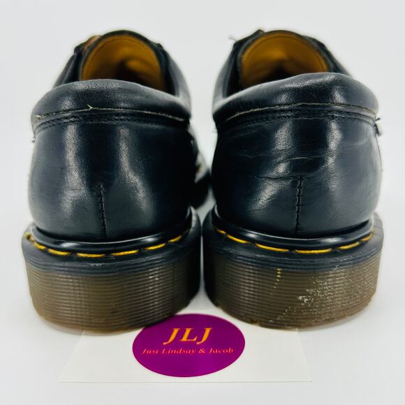 Dr. Martens Men's 8053 Made in England Black Leather Shoes Size 10 UK/ 11 US - Picture 6 of 13